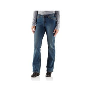 NWOT Carhartt Women's Relaxed Fit Mid-Rise Denim Jasper Jeans SIZE 6